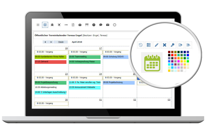 Gruppenkalender: Software und App für Mitarbeiter