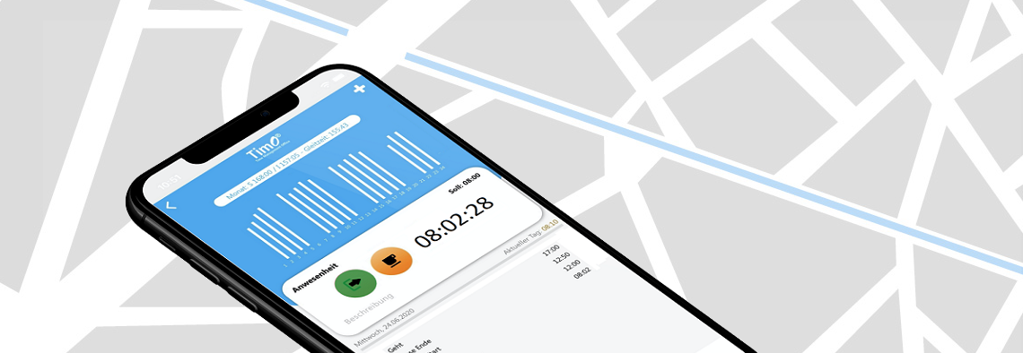 Zeiterfassung mit Geofencing – Mobile-App für Android und iOS